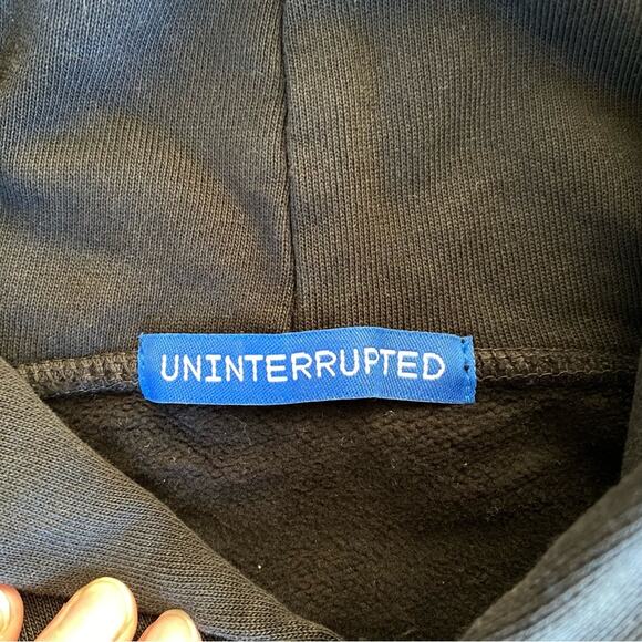 Uninterupted Welcome To The Jam Hoodie in Black - Picture 4 of 12